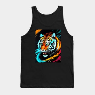 Amazing Wild Tiger Roaring Tank Top